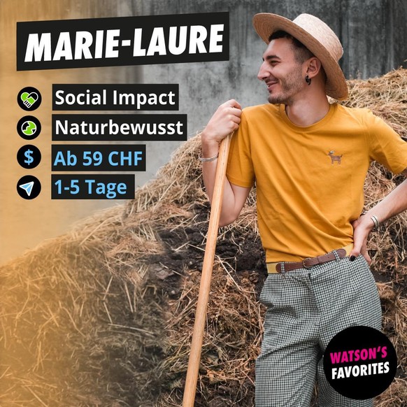 Das T-Shirt «Ziege» von Marie-Laure