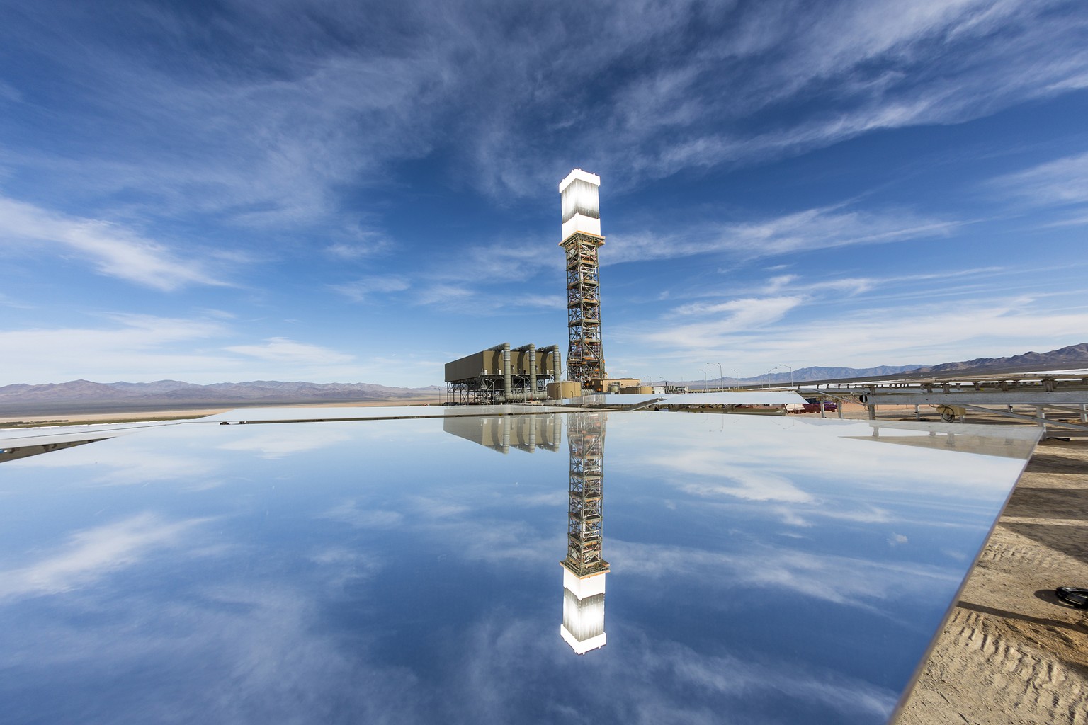 Die&nbsp;Ivanpah-Anlage ist von einer Vision zur Wirklichkeit geworden.