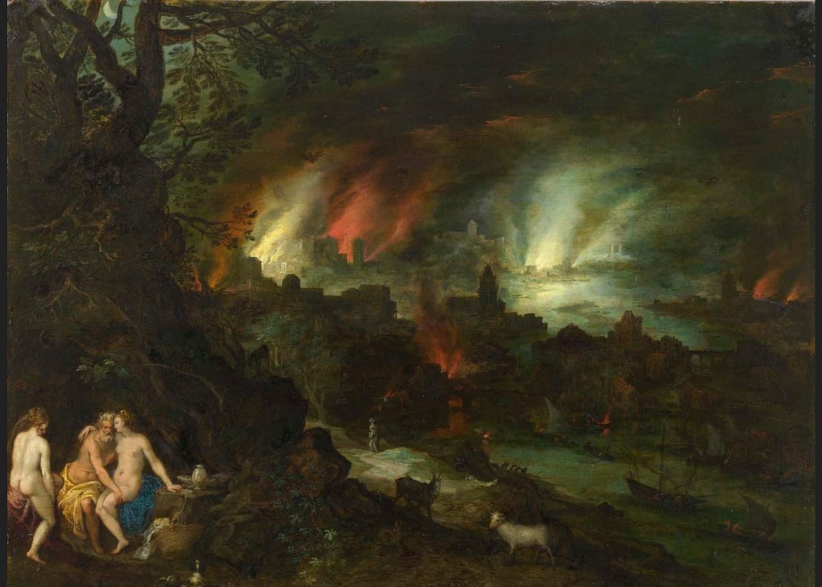 «Lot und seine Töchter», gemalt von Jan Brueghel dem Älteren und Hans Rottenhammer, um 1597.