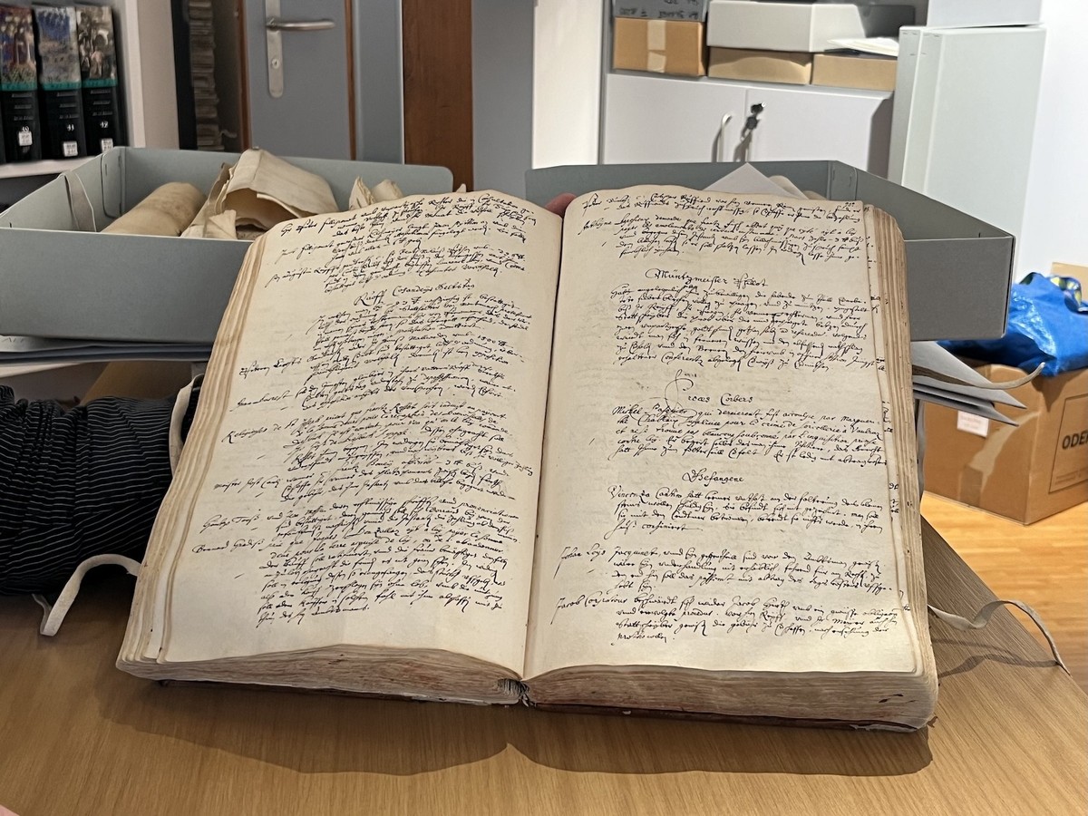 Je suis allé aux archives de l'Etat de Fribourg pour savoir si une de mes possibles ancêtres a été accusée de sorcellerie.