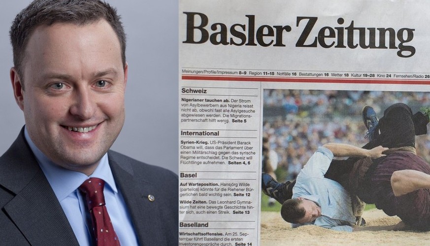 SVP-Nationalrat Sebastian Frehner wurde von der «Basler Zeitung» mit einer alten Geschichte konfrontiert, die längst gütlich beigelegt worden sei.