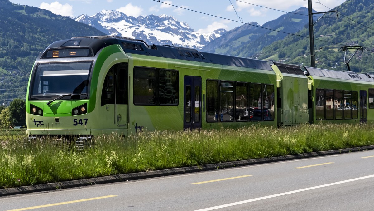 Un homme s'en est pris à des enfants dans un train des Transports publics du Chablais (image d'illustration).