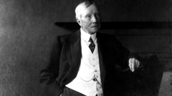 John D. Rockefeller, Sr., American industrialist and philantropist in Cleveland, Nov. 1911. (AP PHOTO)