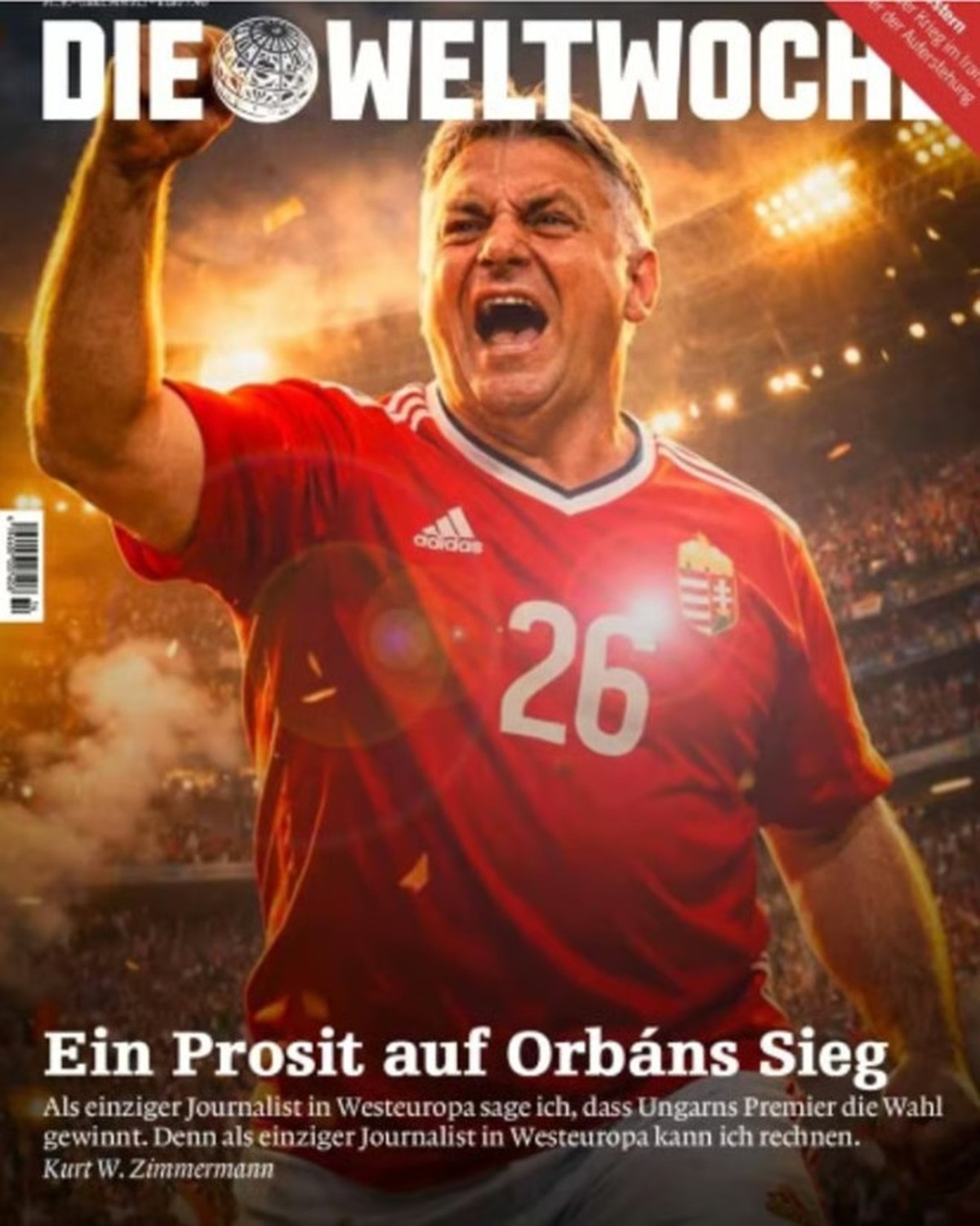 Titelseite der «Weltwoche» vom 2. April 2026.