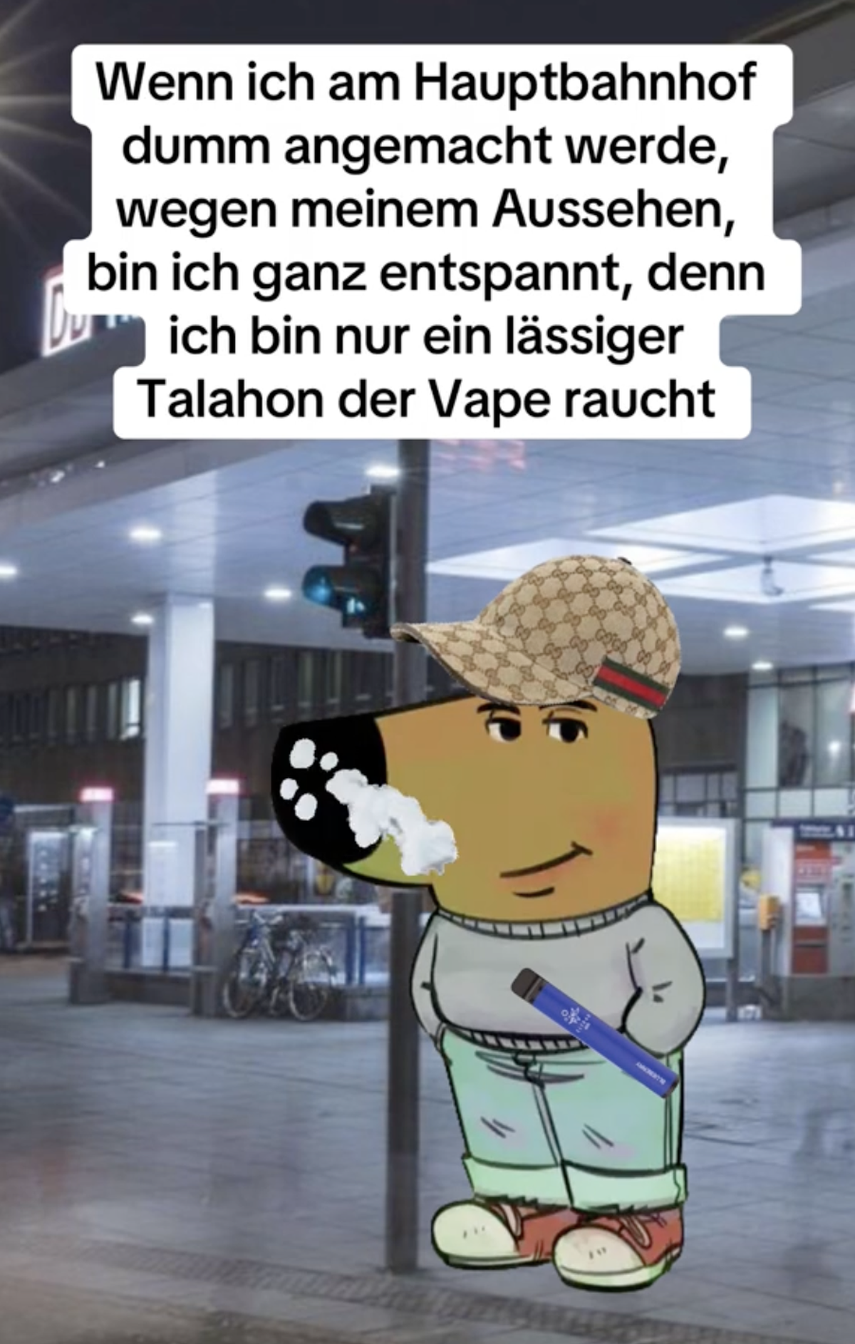 Chill Guy, Entspannter Typ