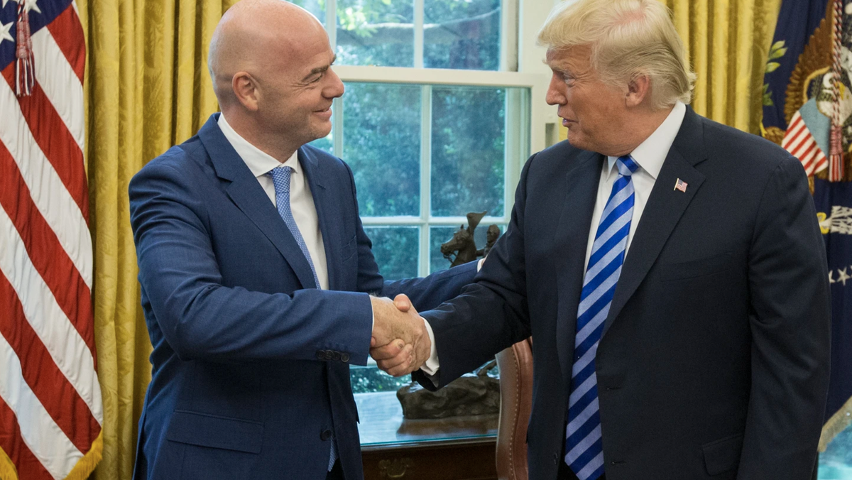 Le président de la Fifa Gianni Infantino et l'ex-président des Etats-Unis Donald Trump se sont rencontrés à plusieurs reprises.