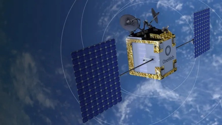 Internet satellite from OneWeb: The company wants to launch more than 600 such probes.