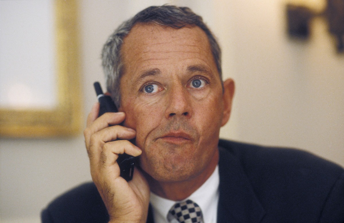 Paul Barril (former boss of the Elysee Palace antiterrorist unit). London, 23 August 1996. (Photo by Jean-Pierre Couderc / Roger-Viollet via AFP)