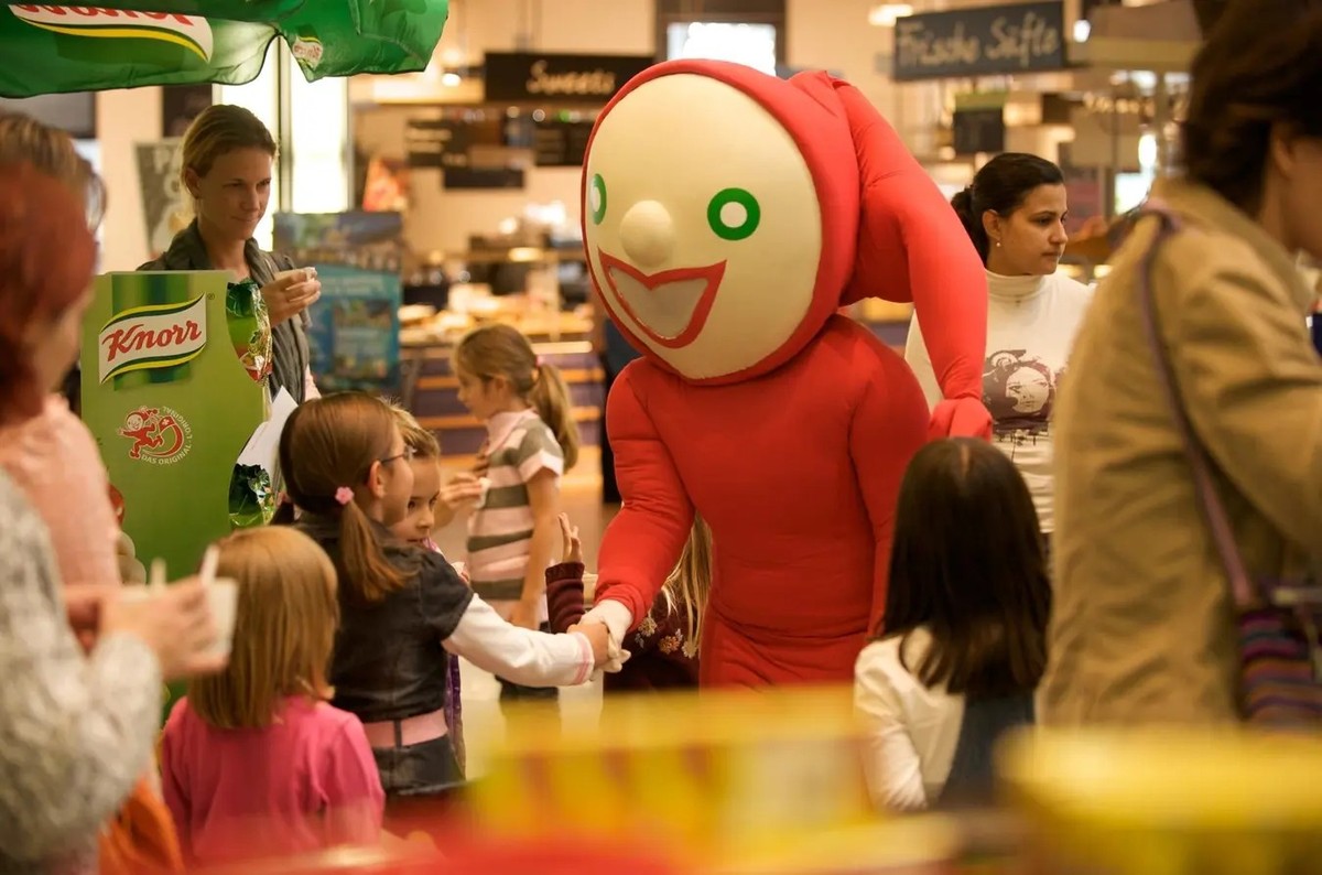 La mascote de Knorr, Knorrli.