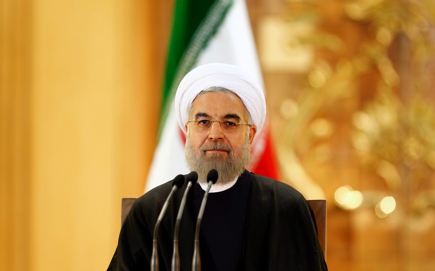 «Mit dem Atomabkommen wurde ein neues Kapitel in der Geschichte unseres Landes aufgeschlagen»: Irans Präsident Hassan Rohani.&nbsp;<br data-editable="remove">