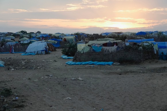 FILE - The sun sets on a refugee camp set up people fleeing war in Sudan, Oct. 3, 2024, in Adre, Chad. (AP Photo/Sam Mednick)
Chad Sexual Exploitation