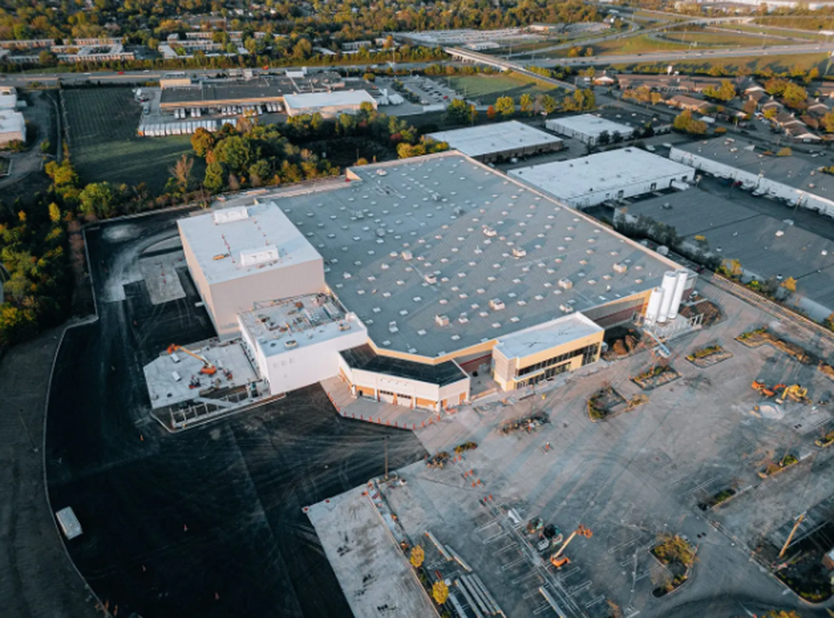 Die neue Brezel-Fabrik der Valora-Tochter Ditsch in Cincinnati im US-Bundesstaat Ohio.