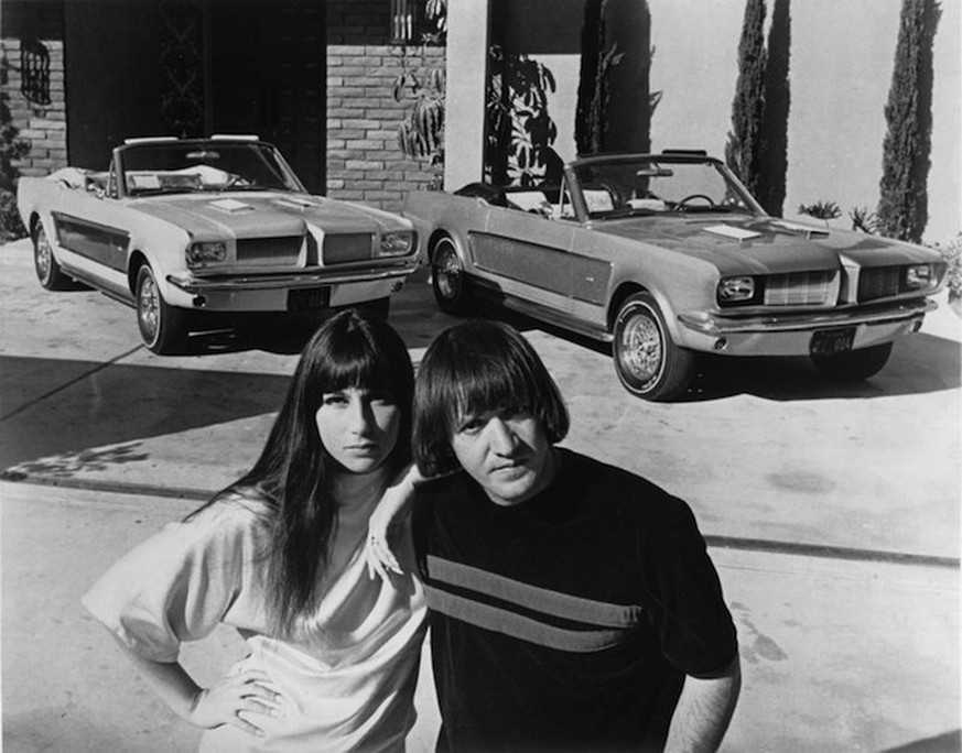 Ford pulled this pair of Mustang convertibles from the assembly line for the specific purpose of being customized for legendary entertainers Sonny and Cher. George Barris, the "King of the Kustom ...