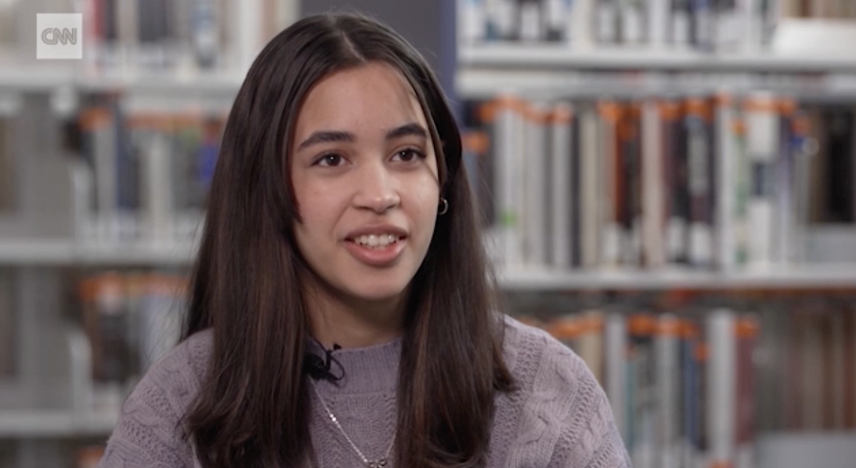 Aleysha Ortiz erklärt der CNN, wie sie sich als Analphabetin durch die Highschool und bis ans College gekämpft hat.