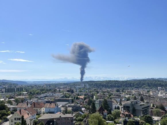 brand in Biel aus 4,5 km Entfernung