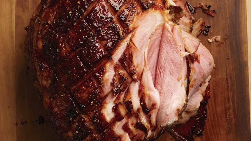 http://www.bonappetit.com/recipe/honey-and-rye-glazed-ham Schinken Weihnachtsschinken weihnachten christmas