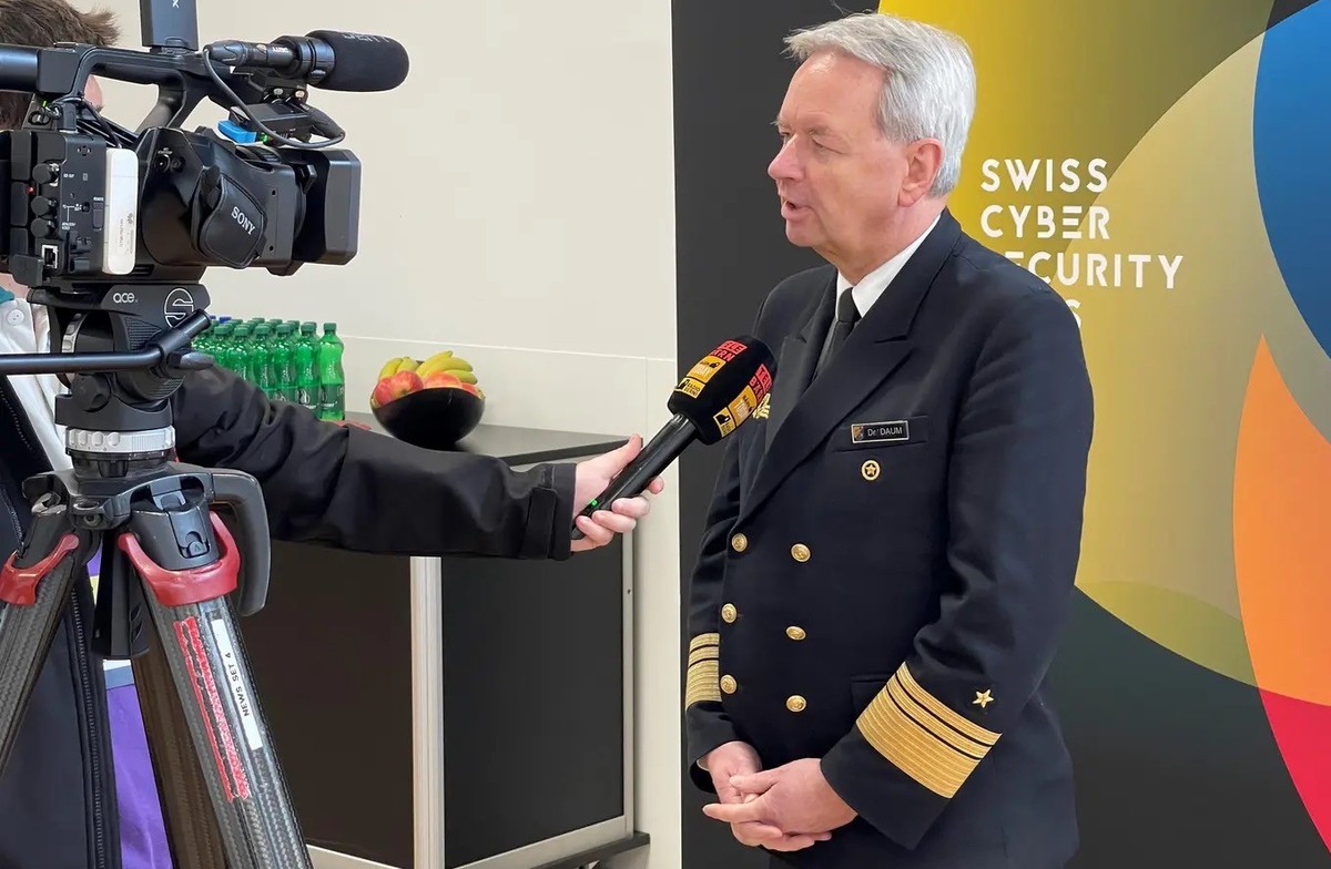 Gefragter Experte: Vizeadmiral Thomas Daum, Chef der deutschen Cyberabwehr, an den Swiss Cyber Security Days 2024 in Bern.