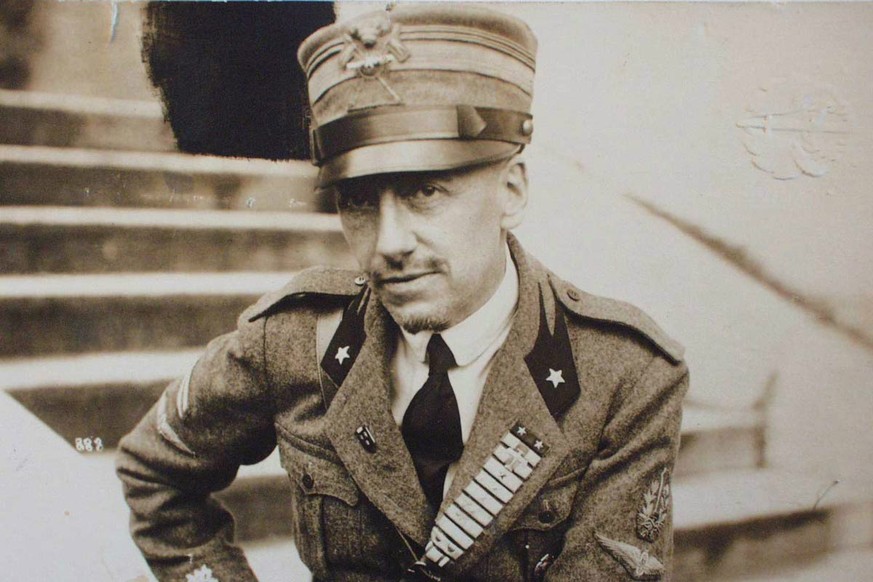 Der Ideengeber des italienischen Faschismus: Gabriele D’Annunzio.&nbsp;