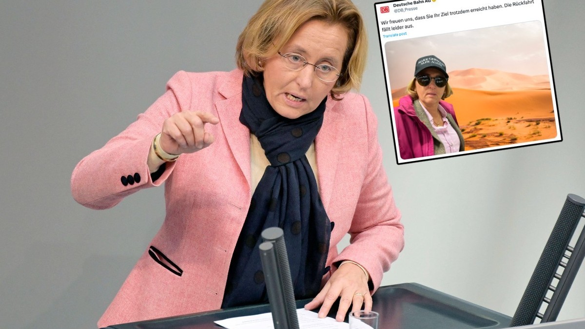 Deutsche Bahn schickt AfD-Politikerin Beatrix von Storch in die Wüste