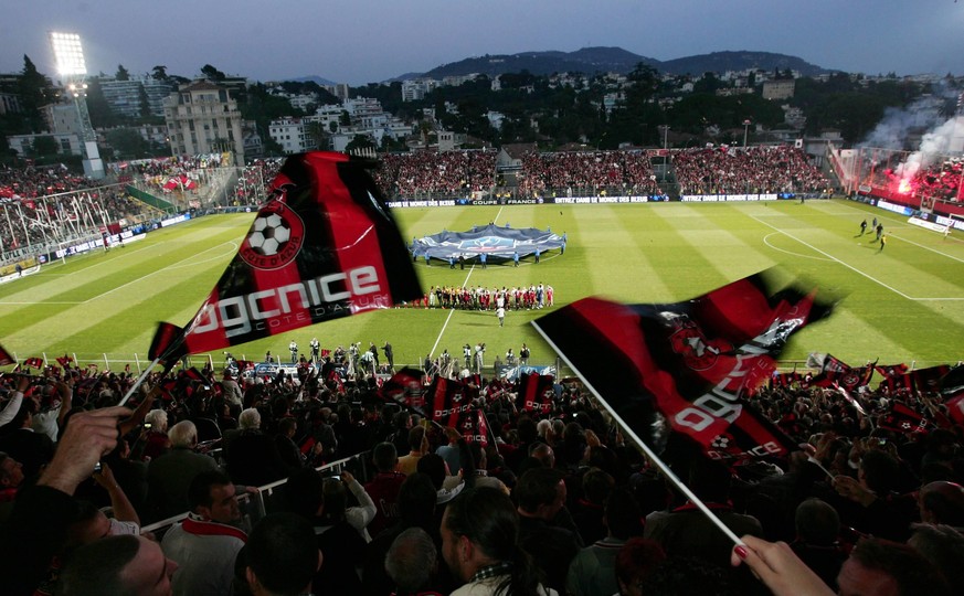 Bildnummer: 07723597 Datum: 19.04.2011 Copyright: imago/PanoramiC
Stade du Ray - Heimspielst�tte des OGC Nice --- NMxPan PUBLICATIONxNOTxINxFRAxITAxBEL; Fussball Herren FRA Coupe de France 2010 o0 Ni ...