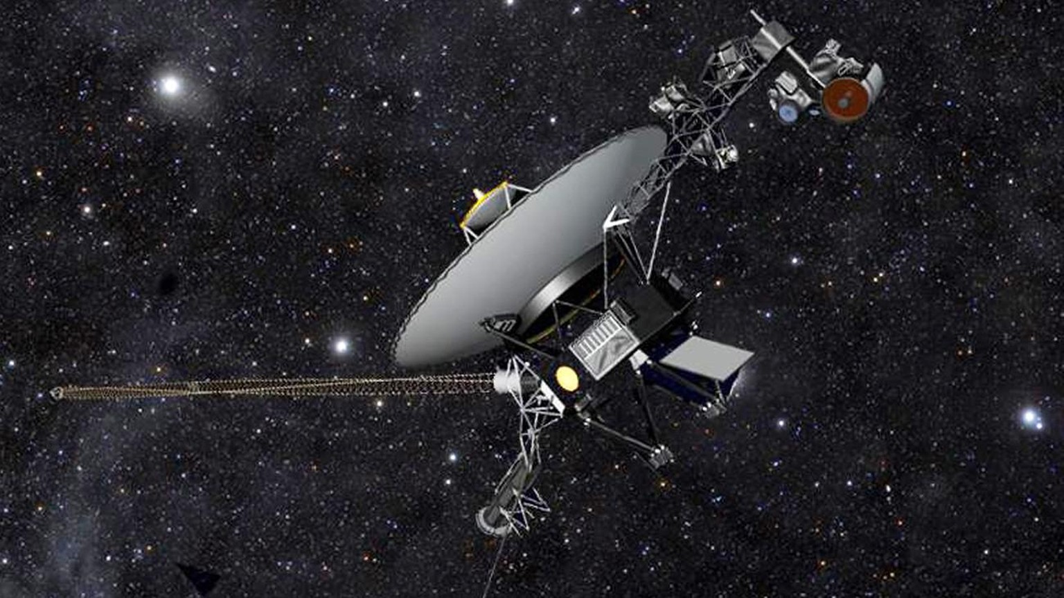 Seit 45 Jahren im All unterwegs: Raumsonde Voyager 1. 