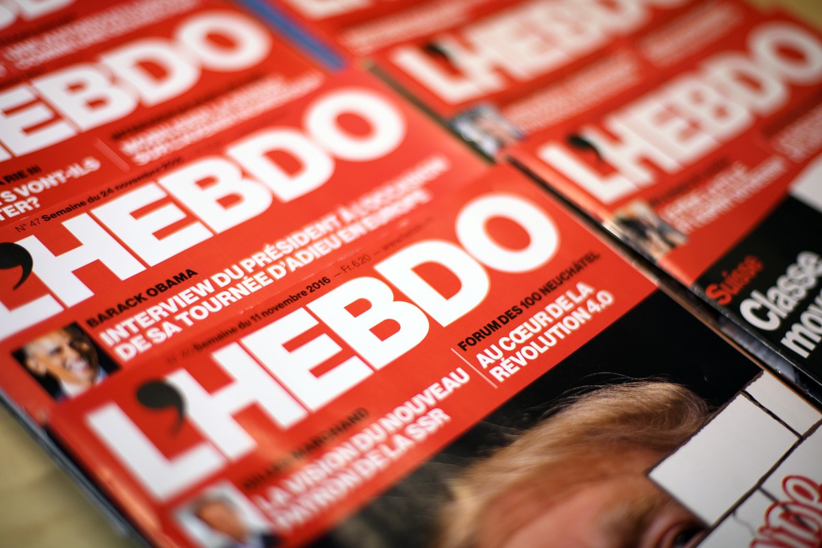 Des exemplaires du magazine hebdomadaire L'Hebdo photographies ce lundi 23 janvier 2017 a Lausanne. L'editeur Ringier Axel Springer annonce aujourd'hui l'arret de la publication de ...