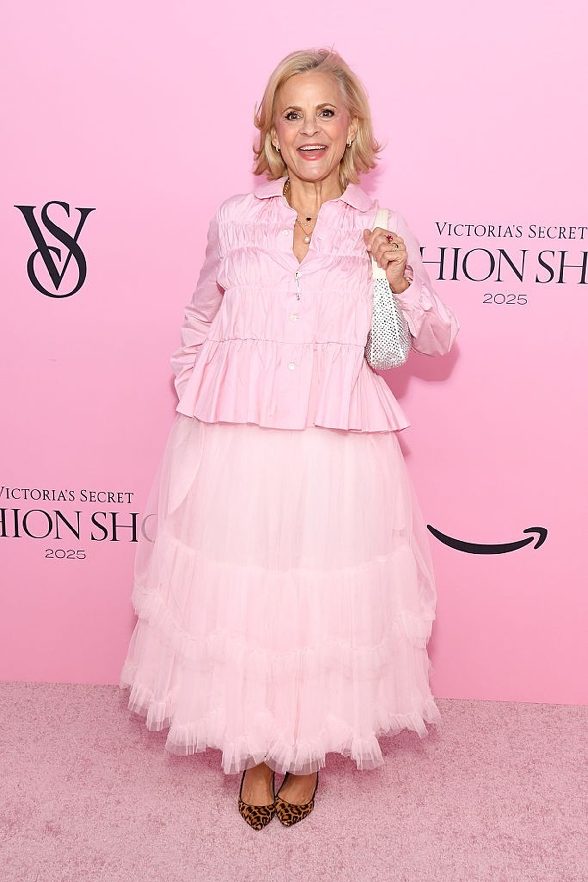 Amy Sedaris at the 2025 Victoria's Secret Fashion Show held at Steiner Studios on October 15, 2025 in New York, New York. (Photo by Kristina Bumphrey/Variety via Getty Images)