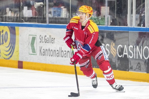 Rapperswils Top Scorer Roman Cervenka im Eishockey Spiel der National League zwischen den Rapperswil-Jona Lakers und dem SC Bern, am Dienstag, 2. Februar 2021, in der St. Galler Kantonalbank Arena, in ...