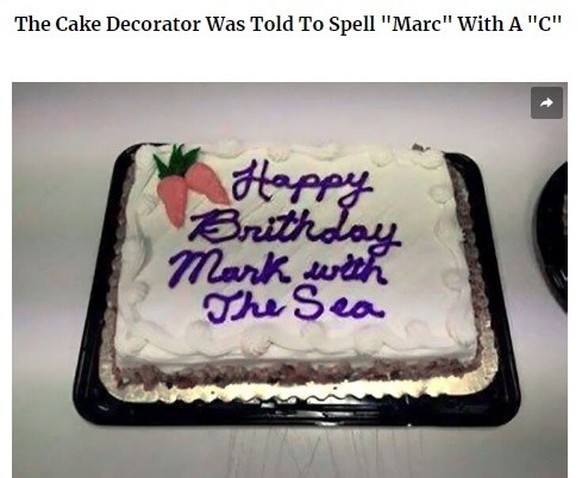 Fail Tuesday: Cake for Marc with C