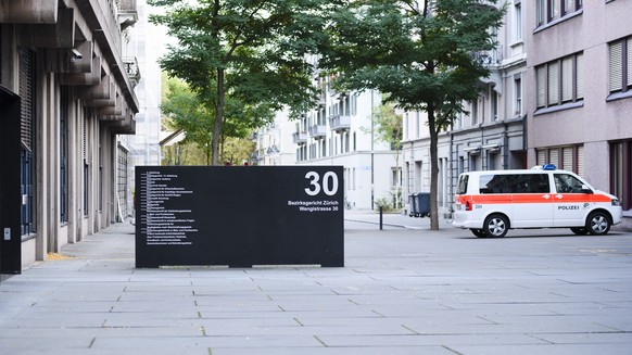 Das Gebaeude des Bezirksgerichts an der Wengistrasse 30 in Zuerich fotografiert am 3. Oktober 2016 in Zürich. (KEYSTONE/Manuel Lopez)