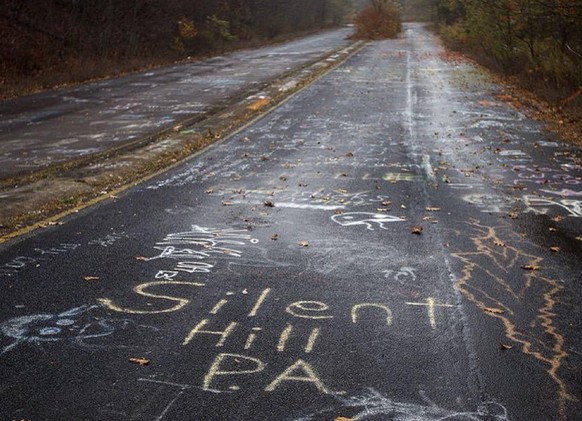 Die verlassene Stadt Centralia im US-Bundesstaat Pennsylvania.