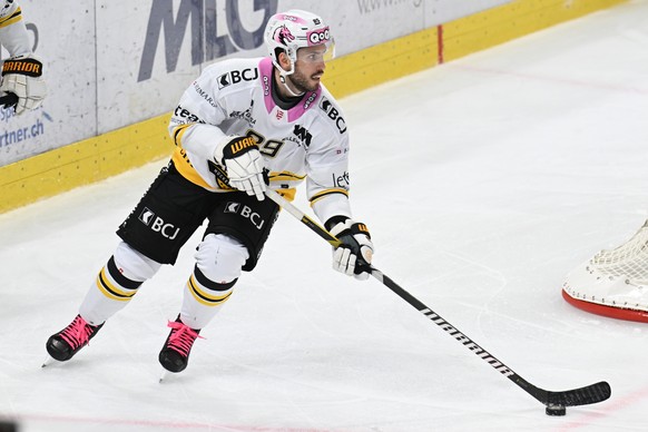 Ajoies Oula Palve, beim Eishockey-Qualifikationsspiel der National League zwischen den SCL Tigers und dem HC Ajoie, am Samstag, 28. September 2024, in der Emmental Versicherung Arena in Langnau. (KEYS ...