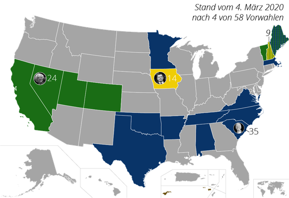 Resultate Super Tuesday