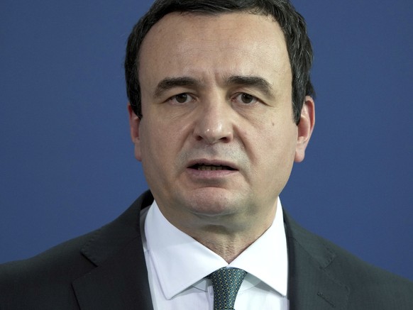 Der kosovarische Ministerpräsident, Albin Kurti.