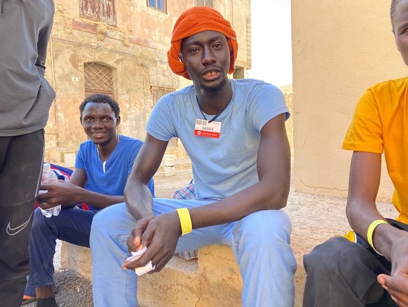 Modou Congira from Gambia hopes to find a better future in Europe.  Image: Virginia Kirst