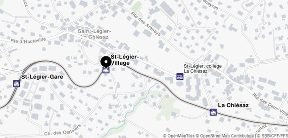 Der Unfall ereignete sich in St-Légier-Village im Waadtland.