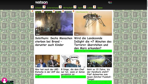 So ungefähr hätte watson vor 20 Jahren ausgesehen.