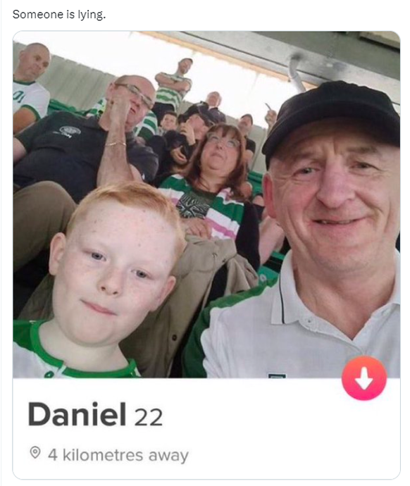 Tinder-Profil mit 22 Jahre altem Daniel: Fail