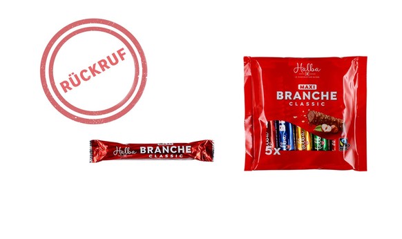 Diese Schoggistängeli sind betroffen.