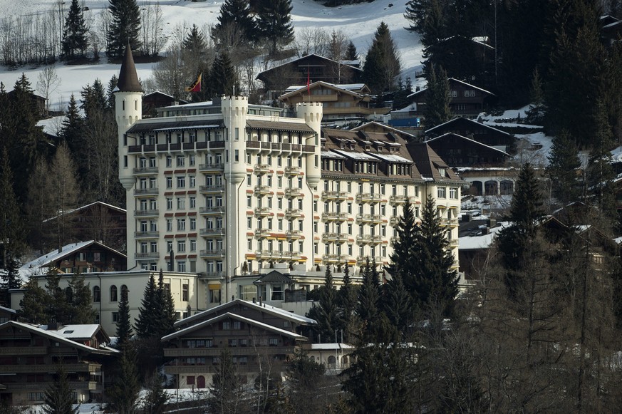 Das Palace-Hotel in Gstaad, Tummeplatz der Schönen und Reichen.