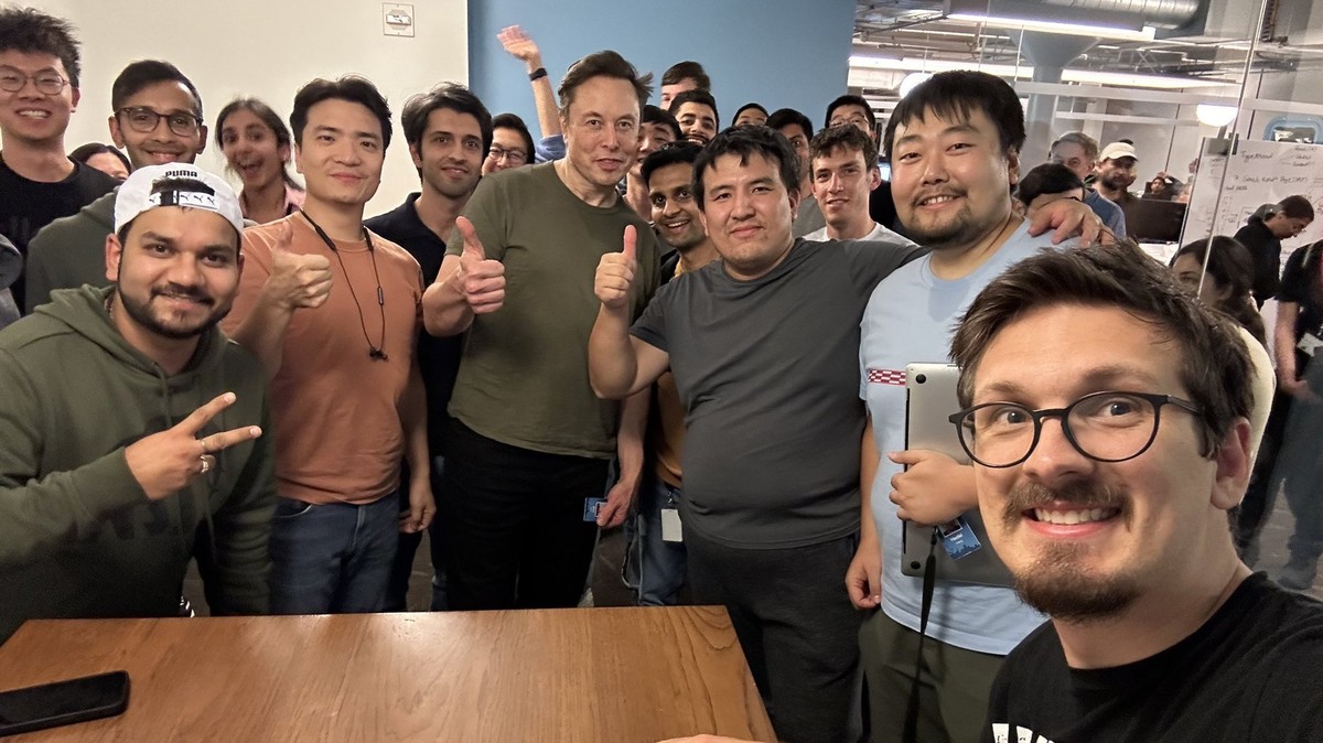 Elon Musk Ende November 2022 in der Twitter-Firmenzentrale.