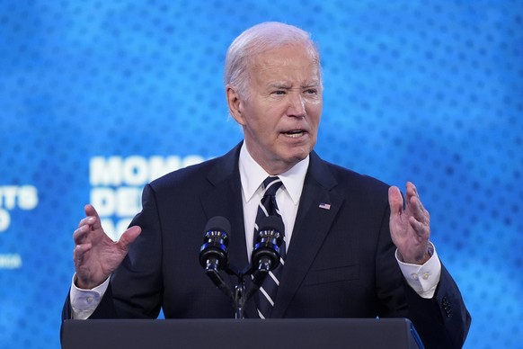 President Joe Biden speaks to Everytown for Gun Safety Action Fund&#039;s &quot;Gun Sense University,&quot; at the Washington Hilton, Tuesday, June 11, 2024, in Washington. (AP Photo/Mark Schiefelbein ...