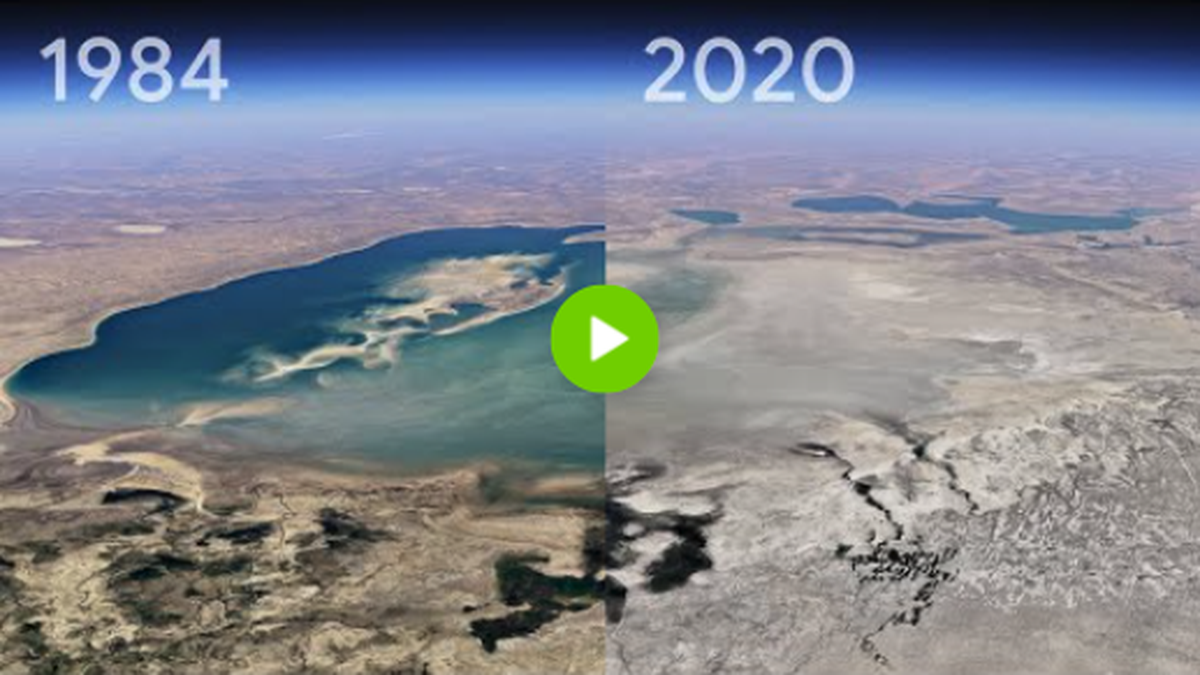 Zeitraffer-Video zeigt, wie der Klimawandel die Erde verändert