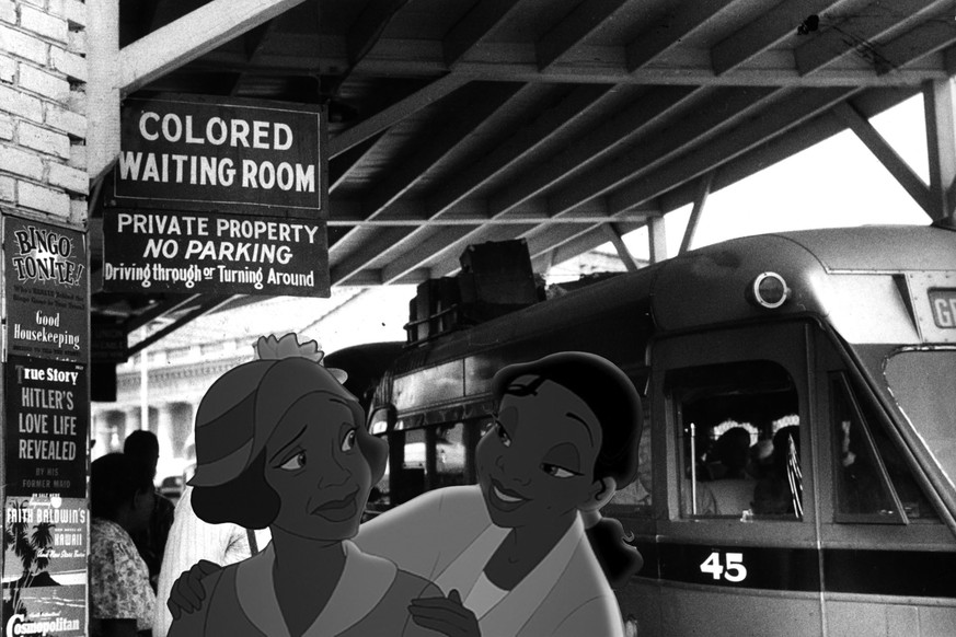 «The Princess and the Frog», erste afroamerikanische Disney-Prinzessin, zu Zeiten des Civil Rights Movement.