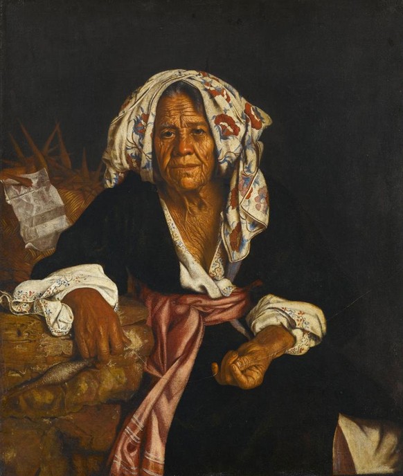 «Die Parze Lachesis», gemalt von Pietro Bellotti, um 1684.
https://www.staatsgalerie.de/de/sammlung-digital/parze-lachesis