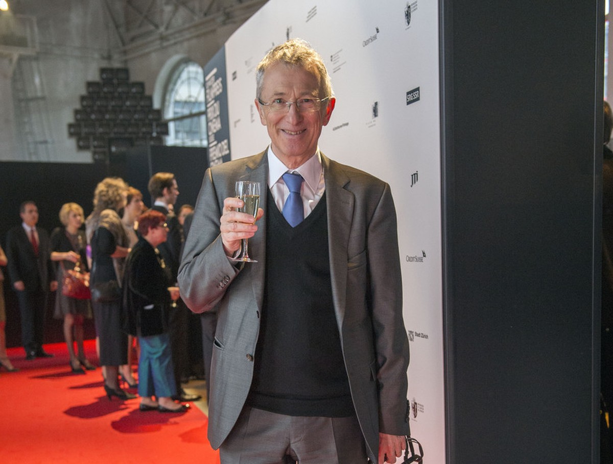 Peter Rothenbuehler an der Verleihung des Schweizer Filmpreises 2013, am 23. Maerz 2013 in Genf. (KEYSTONE/Karl-Heinz Hug)