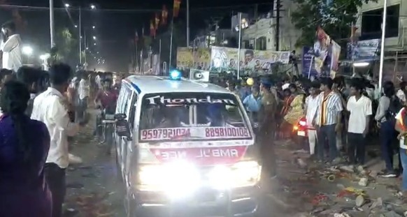 Massengedränge in Indien.
