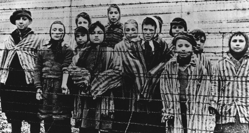 Deportierte im KZ Treblinka.