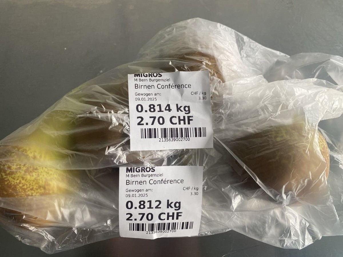 Avec ou sans sac plastique: le prix ne change pas.