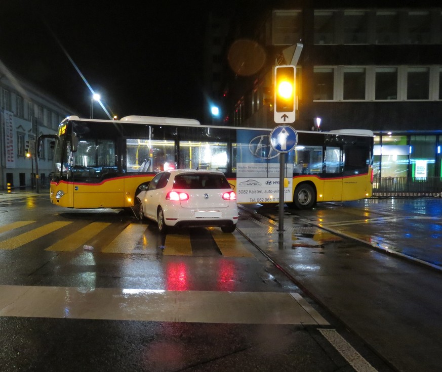 Knall auf der Bahnhofstrasse in Aarau